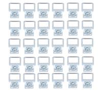 LIFKOME Ganci per Cornici da Argento in Lega di Alluminio 50 Bordi Lisci e Difficili da Deformare per Quadri e D'arte