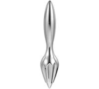 LIFKOME Hand Press Juicer Orange Juice Squeezer in Acciaio Inossidabile Argento, per arancia e limone in cucina