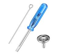 LIFKOME Imbuto Mini in Acciaio Inossidabile per Riempimento Urna Cremazione Kit Accessori per Collana Portacenere Compatta per Ceneri e Gioielli Commemorativi