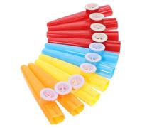 LIFKOME Kazoo Musicali in Plastica Colorati Per Ragazzo Ragazza, Set Da 10 Pezzi Di Strumenti a Bocca Leggeri e Portatili, Strumenti Di Accompagnamento Per Feste, Compleanni e Bomboniere