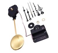 LIFKOME Kit Meccanismo Orologio Pendolo Silenzioso con Movimento Sweeping e Due Stili di Ricambio per Orologi da Parete con Quadrante Movimento Adatto Pannelli per Riparazione e Te