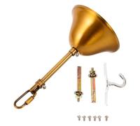 LIFKOME Kit Plafoniera Piastra di Base Dorata per Lampada a Sospensione, Supporto per Montaggio Lampadario da Soffitto Compatibile Medaglioni, Accessori per Installazione e Decorazione