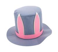 LIFKOME La Pasqua Sentiva Cappello Alto Giocattoli Di Peluche Coniglietto Floccato Cappelli a Turbante Cappello Di Peluche Topper Coniglio Arredamento Copricapo Coccinella Provato