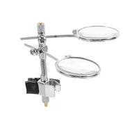 LIFKOME Lente d Ingrandimento Clip per Occhiali Ingrandimento per Riparazione di Gioielli e Orologeria Lenti in Vetro per Chiarezza Clip Regolabile e Imbottitura in Gomma Protettiva