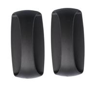 LIFKOME Maniglie Adesive per Mobili Cucina in PVC Nero da Pratiche per Frigoriferi Finestre Armadi e Facili da Installare e Resistenti