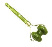 LIFKOME Massaggiatore per Viso in Pietra Naturale Rullo Doppio, Strumento per Massaggio Facciale Leggero e Portatile, Rullo Massaggiante la Cura della Pelle e Uso Anti-invecchiamento,