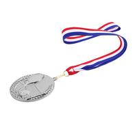 LIFKOME Medaglia Tennis Lega di Zinco, per Competizioni Scolastiche Argento | Riconoscimento per Allenatori, Nastro Incluso, Finitura Lucida Incisioni Dettagliate