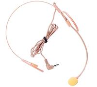 LIFKOME Microfono per Cantare e Parlare Auricolare in Abs, Pensato per Insegnanti e Performer, Utilizzo in Performance e Megafono, Rosa