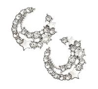 LIFKOME Orecchini Donna Bottone con Stelle e Brillanti Accessorio per Compleanni e Feste Gioielli Eleganti per Teenager e Donne