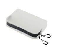LIFKOME Organizer Cosmetici Multifunzionale in EVA Resistente all'Usura, Borsa da Viaggio Compatta Doppia Zip, per Articoli da Toeletta e Skincare in Viaggio