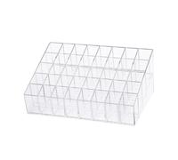 LIFKOME Organizer Trasparente per e Smalti con Scomparti Porta Trucchi in Materiale Durevole per Desktop Ordinato e Uso Sicuro come Regalo per Amiche e Famiglia