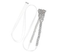 LIFKOME Ornamento per La Sposa alla Moda con Strass per La Vita con Cintura Cucita a Mano per La Festa Nuziale