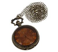 LIFKOME Orologio Da Tasca Al Quarzo Con Ciondolo Design Mappa Del Mondo Orologio Da Tasca Vintage in Rilievo Da Uomo Unico Per Il Padre