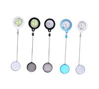 LIFKOME Orologio Da Tasca Infermiera Luminoso Con Clip Resistente in Quadrante Azzurro Chiaro Orologio Da Sospensione Pratico Per Studenti e Medici