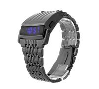 LIFKOME Orologio Digitale Hz467 Da Uomo Con Cinturino in Acciaio Inossidabile E Display Led