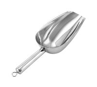 LIFKOME Paletta in Acciaio Inossidabile per Cubetti Ghiaccio e Chicchi Caffè Ergonomica per Granaglie Noci e Pet Food Manico con per Cucina Resistente e Sicura