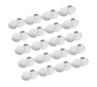 LIFKOME Palette di Ombretti Vuote 30 Pezzi da 20mm, Cialde per Trucco in Alluminio Rotonde, Vaschette per Ombretti e Fard, per Make Up da Viaggio per Donne e Ragazze