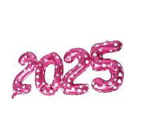 LIFKOME Palloncini Numerici in Pellicola di Alluminio Resistente per Decorazioni Capodanno e Feste di Fine Anno Party Supplies Riutilizzabili per Eventi