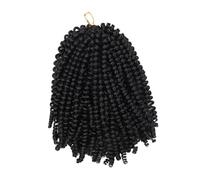 LIFKOME Parrucca Dreadlock Riccia Realistica Donna Capelli Corti Leggeri e Morbidi Accessorio Hip-hop per Acconciature alla Moda Adatta Ogni Forma del Viso