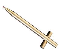 LIFKOME Penna da Ufficio in Rame Vintage Oro, Punta Fine, Antiscivolo, Comoda da Usare, per Firme Professionali e Studio a Casa