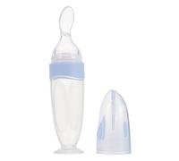 LIFKOME per Alimenti Silicone con Cucchiaio Spremibile per Svezzamento Design Flessibile e Facile Usare per Protezione per Cucchiaio Inclusa