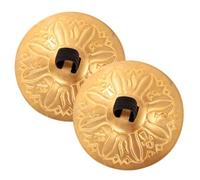 LIFKOME Piatti da Dito in Rame per Danza del Ventre Strumento Percussione per di Cembali Resistenti e Facili da Usare