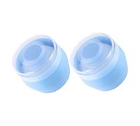 LIFKOME Piumino di Cipria Morbido e Contenitore per Bambini 2 Pezzi in Pp con Piumino Peluche Flessibile per Uso Domestico, Applicazione Uniforme e Delicata della Cipria per Neonati