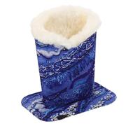 LIFKOME Porta Occhiali Morbido Base Da Tavolo, Supporto Per Occhiali Da Sole Fodera Protettiva Antigraffio, Design Aperto Per Uso in Camera Da Letto, Soggiorno e Ufficio