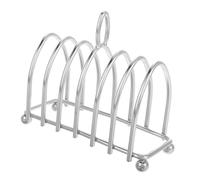 LIFKOME Porta Pane in Acciaio Inossidabile Per Toast Pancake Piedini E Maniglia Per Buffet Colazione E Servizio Cibo