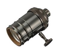 LIFKOME Portalampada a Sospensione Retrò Edison in Alluminio Pressofuso, Resistente al Calore, per Lampadine E27, Luce Vintage per Sale da Pranzo, Cucine, Bar e Ristoranti