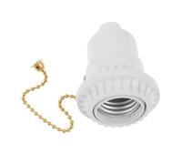LIFKOME Portalampada con Interruttore Catena Adattatore per Lampade LED Base per Lampadine Ufficio e Casa