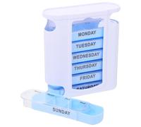 LIFKOME Portapillole Settimanale Giorni Organizer per Medicinali da Viaggio Contenitori Riutilizzabili con Scomparti al Giorno per Conservazione e Trasporto