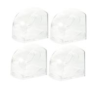 LIFKOME Protezione in Plastica Set 4 Scatole Trasparenti Design Semplice ed Elegante per Orologi e Gioielli per Uso Domestico da Viaggio