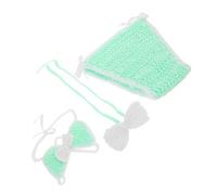 LIFKOME Ragazzo Ragazza Costume da Bagno per Bambina con Bikini Uncinetto e Copricostume da Spiaggia Outfit Fotografico Versatile per Servizi Fotografici e Uscite Estive