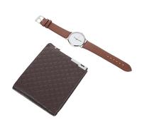 LIFKOME Regalo Orologio Da Uomo in Similpelle Stile Business e Portafoglio Per Compleanni Anniversari Festa Del Papà Ringraziamento e Giorno Degli Innamorati