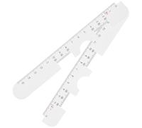 LIFKOME Righello Multifunzione la Distanza Interpupillare 2 Pezzi, Misuratore Ottico Portatile per Pupillometro, Strumento di Misurazione della Pupilla per Optometristi e Occhiali