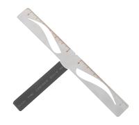 LIFKOME Righello Stencil Per Sopracciglia Con Bilanciamento Tre Punti Strumento Riutilizzabile Per Misurare e Modellare Sopracciglia Simmetriche Kit Compatto Per Principianti e Professioni