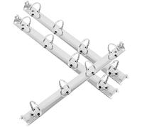 LIFKOME Rilegatore Fogli A4 in Ferro Argento 3 Pezzi per Binding Documenti e Raccoglitori Clip Metalliche per Planner e Lavoro a Casa