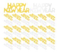 LIFKOME Sacchetti di Confetti per Capodanno Decorazioni Tavolo Dorate e Argento Festa Anno Brillanti Ornamenti per Centrotavola e Party