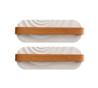 LIFKOME Scarpiera a parete, punch stand, bianco, 2 pezzi, ABS PVC, multi-function, space saving, bagno