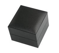 LIFKOME Scatola Organizer per Orologi e Bracciali in PU Nero, Compatta | Morbino Cuscinetto Piccolo, Uso Casa e Viaggio, Stile Semplice e Moda, Protegge Dai Graffi