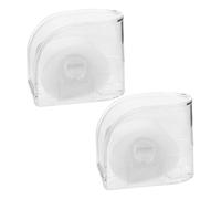 LIFKOME Scatola Trasparente Custodia Quadrata in Acrilico per Orologi 2 Pezzi Foro per Appendere Organizer Resistente per Uomo per Esposizione e Conservazione