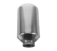 LIFKOME Serbatoio Pressione per Irroratrice in Acciaio Inox, Argento | Accessorio per Pompa a Pistone, Resistenza Chimica, Gonfiaggio Manuale e Pedale, per Agricoltura