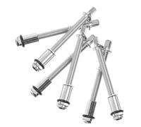 LIFKOME Set 6 Viti per Batteria Rondelle in Gomma, Tiranti per Rullante e Grancassa, Accessori Hardware per Percussioni, Ricambi Strumento Musicale per Riparazione e Accordatura