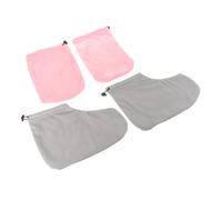 LIFKOME Set di 4 Copri Piedi e Mani Elastici per Terapia Cera Calda, Coperture Protettive e Traspiranti per Uso Domestico e Cura della Pelle