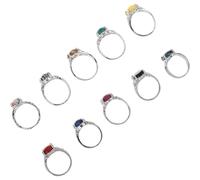 LIFKOME Set di Anelli Boho Impilabili da Donna 10 Pezzi in Stile Gotico Retrò Design Artigianale per Look Europeo e Americano Colore Casuale