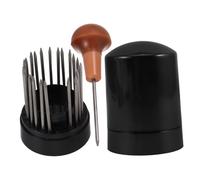 LIFKOME Set di Strumenti Intarsio Strumenti per Perline Che Lavorano Gioielli Strumento di Incisione di Impostazione della Pietra di Gioielli di Lavoro di