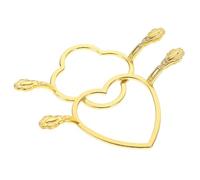 LIFKOME Stampi per Sigilli in Cera 2 Pezzi in Metallo Design a Foglie Multiple e Cuore, Multifunzionali e Facili da Usare per Buste e Scrapbooking