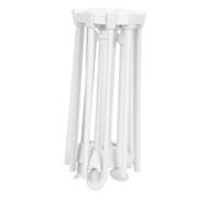 LIFKOME Stendipasta Pieghevole Plastica Bianco per Casa e Ristoranti Portapasta Compatto per Asciugare Spaghetti Vermicelli Linguine e Lasagne Design Salvaspazio e Facile da Conservare