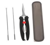 LIFKOME Strumenti per Granchio Acciaio Inossidabile Forbici e Aghi per Aprire Gusci Duri Crostacei Utensili Resistenti per Cucina Casa